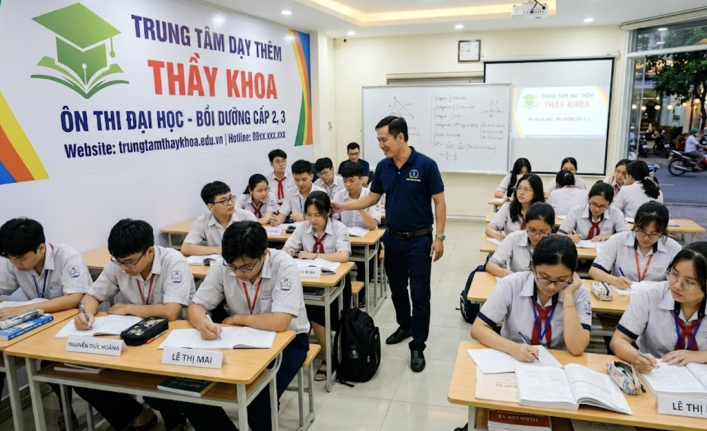 rung tâm dạy thêm Thầy Khoa tại Tân Phú