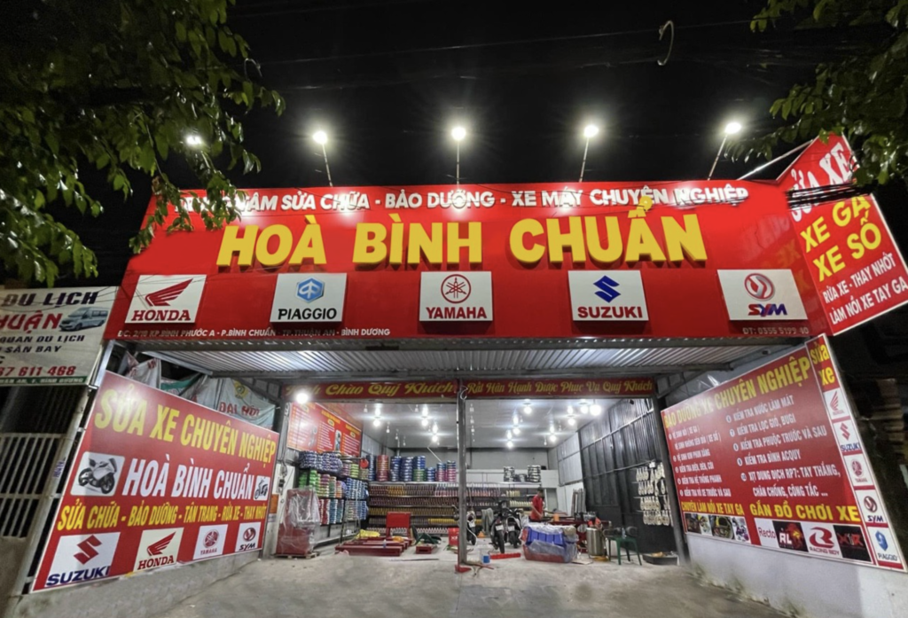 Sửa Xe Máy Hoà Bình Chuẩn