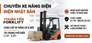 Xe Nâng Điện Cũ Nhật Bản