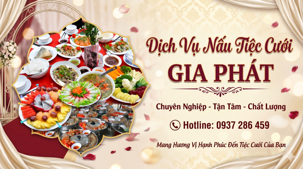 nấu tiệc cưới tại nhà củ chi