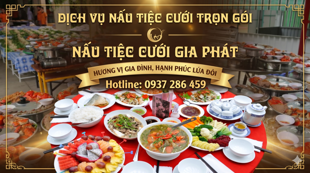 Gia Phát - Nâng tầm đẳng cấp cho bữa tiệc cưới tại tư gia